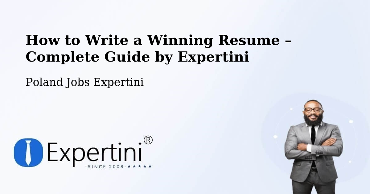 Resume Writing Guide for Job Seekers – Malbork - Malbork, Poland Jobs Expertini